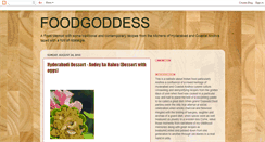 Desktop Screenshot of foodgoddessonline.com